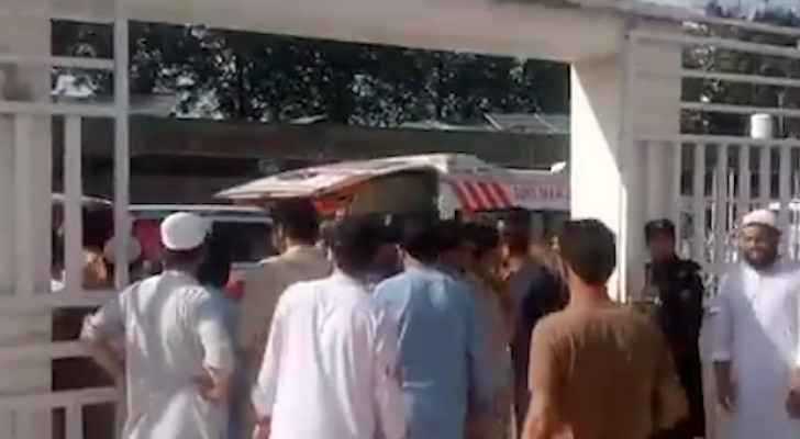 Suicide blast kills at least 39 at Pakistan political party gathering