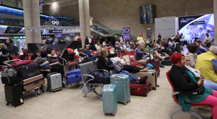 Approximately 300 flights passing through Ben Gurion Airport cancelled