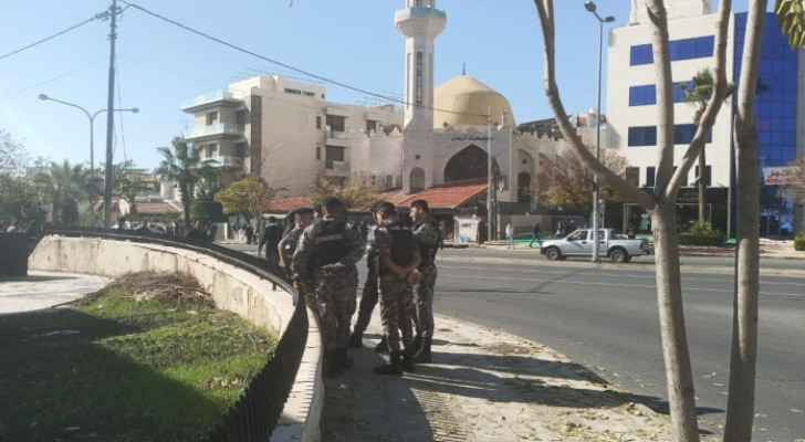 Heavy security deployment around US Embassy in Amman