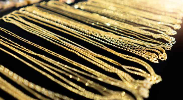 Gold prices rise in Jordan Tuesday