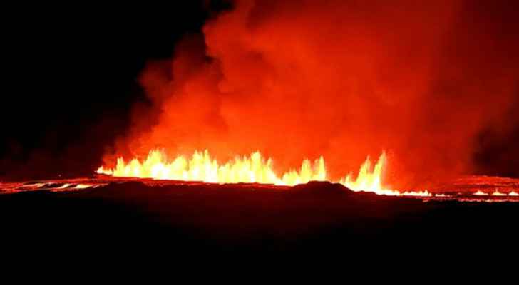 Volcanic eruption strikes southwest Iceland again