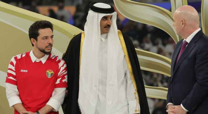 Jordan Crown Prince awards silver medals to national team as runners-up in 2023 Asian Cup