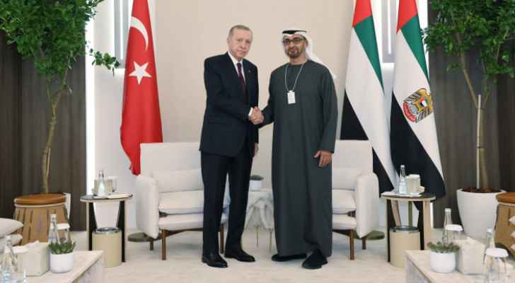 Erdoğan meets with UAE President Al Nahyan