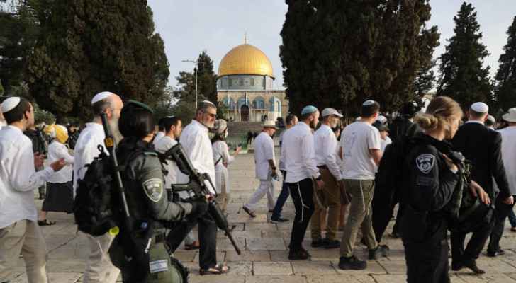 Settlers storming  Al-Aqsa Mosque 