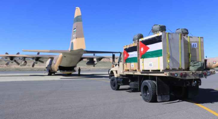Jordanian Armed Forces load aid into an aircraft heading for Gaza (February 29, 2024) (Photo: Jordanian Armed Forces-Arab Army)