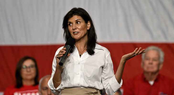 Nikki Haley speaking in South Carolina (August, 2023) (Photo: Peter Zay/Getty Images)