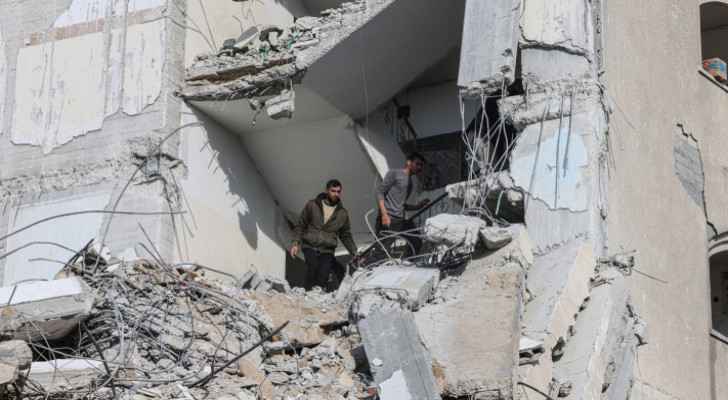 A house in the Gaza Strip targeted in airstrike 