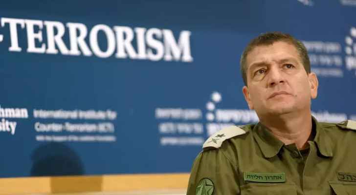 Aharon Haliva, head of the “Israeli” army Military Intelligence Directorate. (Photo: AFP) 