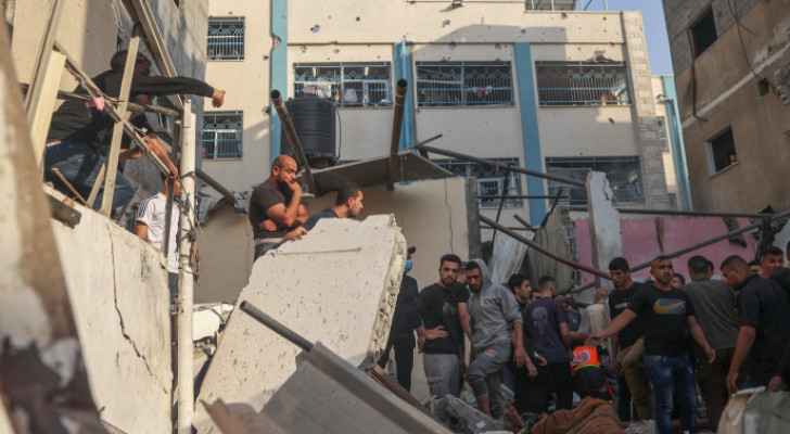 Destruction caused by Israeli Occupation strike in Rafah