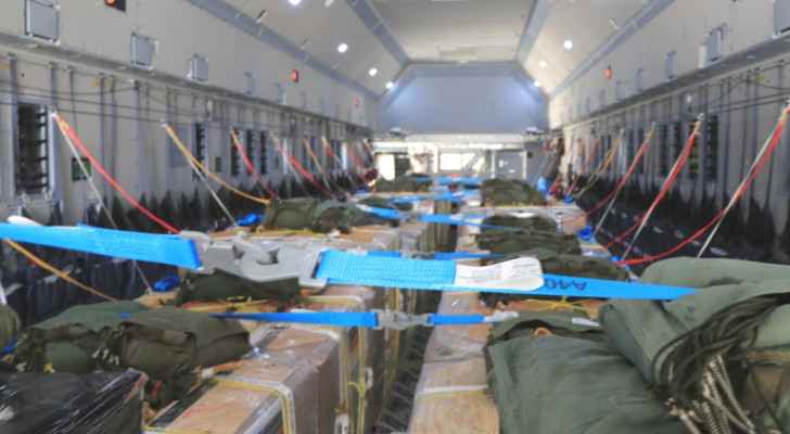 Jordanian Armed Forces conduct five humanitarian airdrops to Gaza