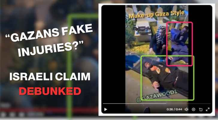 False claims of Palestinians faking deaths debunked