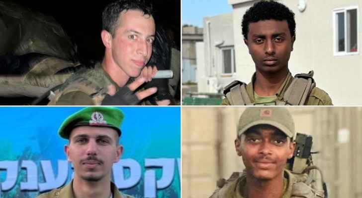 The four "Israeli" soldiers killed in the Hamas explosive. (Photo: "Israeli" army) 