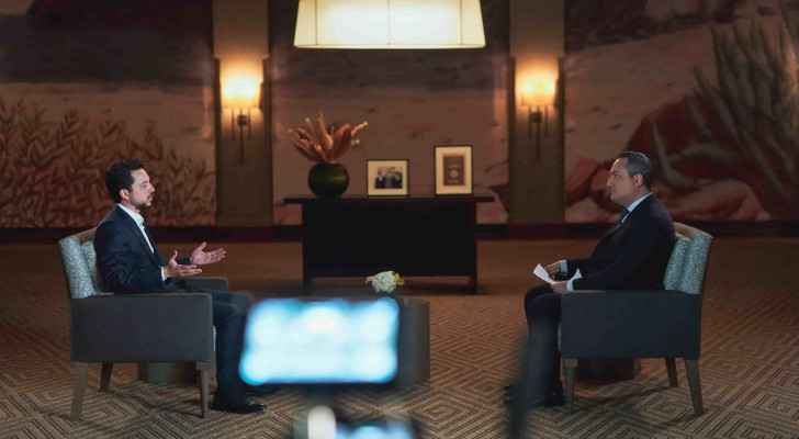 Crown Prince Hussein bin Abdullah II from the interview with Al Arabiya's Taher Baraka. (Photo: RHCJO) 