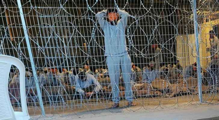 Palestinian detainees in Sde Teiman