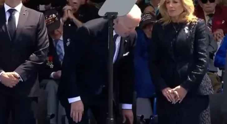 Joe Biden in France's D-Day ceremony