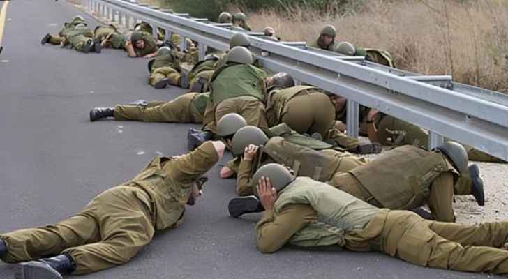 Frightened Israeli Occupation soldiers